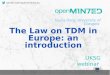 UKSG webinar: The Law on TDM in Europe: an introduction with Giulia Dore, University of Glasgow