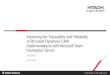 Improving the Traceability and Reliability of CRM Implementations with TFS