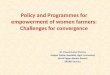 Policies & programmes for women in india