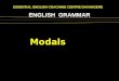 Quick review of modals