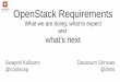 OpenStack Summit requiremens project update