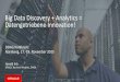Big Data Discovery + Analytics = Datengetriebene Innovation!
