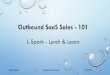 Outbound SaaS Sales 101