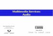 Multimedia Services: Audio
