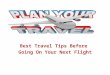 Best Travel Tips When Flying