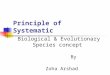 Biological & evolutionary species concepts