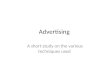 Advertising: a short study