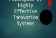 The 9 principles of highly effective innovation systems