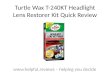 Turtle Wax T-240KT Headlight Lens Restorer Kit Review
