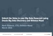 Unlock the value in your big data reservoir using oracle big data discovery and rittman mead