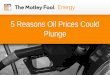 5 Reasons Oil Prices Could Plunge