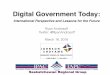 Digital Government Today: International Perspective and Lessons for the Future