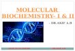 Molecular biochemistry