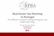 RPBA - Real Estate Tax Planning in Portugal - Updated 16.03.2017