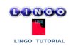 LINGO TUTORIAL. WHAT IS LINGO : LINGO is a software tool designed to efficiently build and solve linear, nonlinear, and integer optimization models. CREATING