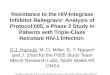 Copyright © 2007 Merck & Co., Inc., Whitehouse Station, New Jersey, USA All rights Reserved Resistance to the HIV-Integrase Inhibitor Raltegravir: Analysis