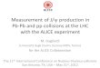 Measurement of J/  production in Pb-Pb and pp collisions at the LHC with the ALICE experiment M. Gagliardi (Università degli Studi e Sezione INFN, Torino)