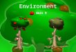 Unit 9 Environment. Objectives To get the background of Environ- ment through passage reading To master the expressions about environment To practice