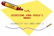 1 ASSESSING YOUR CHILD’S NEEDS DISABILITY ACT 2005 PART 2