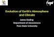 Evolution of Earth’s Atmosphere and Climate