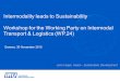 Intermodality leads to Sustainability Workshop for the Working Party on Intermodal Transport & Logistics (WP.24) Geneva, 30 November 2015 Jens Hügel, Head