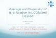 Average and Dispersion of d L -z Relation in LCDM and Beyond Ido Ben-Dayan DESY 1202.1247, 1207.1286, 1209.4326, 1302.0740 with M. Gasperini, G. Marozzi,