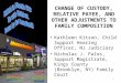 CHANGE OF CUSTODY, RELATIVE PAYEE, AND OTHER ADJUSTMENTS TO FAMILY COMPOSITION Kathleen Kitson, Child Support Hearing Officer, NJ Judiciary Nicholas J