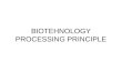 BIOTEHNOLOGY PROCESSING PRINCIPLE