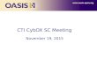CTI CybOX SC Meeting  November 19, 2015