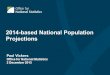 2014-based National Population Projections Paul Vickers Office for National Statistics 2 December 2015