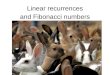 Linear recurrences and Fibonacci numbers