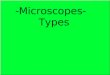 -Microscopes- Types. Goals: 1. Check your proficiency 2. Develop proficiency 3. Proficiencies include: