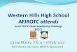 Camp Maxey, TX: 11 – 16 July 2012 Fort Worth ISD Army JROTC Sponsored