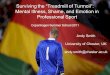 Surviving the “Treadmill of Turmoil”: Mental Illness, Shame, and Emotion in Professional Sport Copenhagen Summer School 2011 Andy Smith University of Chester,