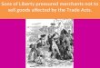 Sons of Liberty pressured merchants not to sell goods affected by the Trade Acts