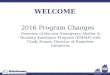 WELCOME 2016 Program Changes Overview of the new Emergency Shelter & Housing Assistance Program (ESHAP) with Cindy Namer, Director of Homeless Initiatives