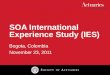 SOA International Experience Study (IES) Bogota, Colombia November 23, 2011