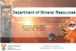 Rebecca Loselo Inspector of mines NC Northern Cape region Occupational Medicine January 12- 13 2016