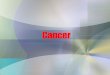 Cancer.  As the cell grows, its volume increases much more rapidly than the surface area.  If the cell becomes too large, the cell might have difficulty