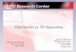 Gravitation in 3D Spacetime John R. Laubenstein IWPD Research Center Naperville, Illinois 630-428-9842  2009 APS April Meeting Denver, Colorado