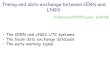 Timing and data-exchange between CERN and LNGS The CERN and LNGS UTC systems The beam data exchange database The early warning signal D.Autiero/IN2P3 Lyon,