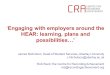 ‘Engaging with employers around the HEAR: learning, plans and possibilities…’ James Nicholson, Head of Student Services, Abertay University