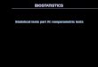 BIOSTATISTICS Statistical tests part IV: nonparametric tests