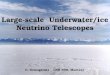 Large-scale Underwater/ice Neutrino Telescopes G. Domogatsky (INR RAN, Moscow)
