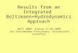 Results from an Integrated Boltzmann+Hydrodynamics Approach WPCF 2008, Krakau,11.09.2008 Jan Steinheimer-Froschauer, Universität Frankfurt