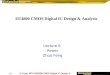 Z. Feng MTU EE4800 CMOS Digital IC Design & Analysis 6.1 EE4800 CMOS Digital IC Design & Analysis Lecture 6 Power Zhuo Feng
