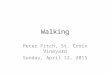 Walking Peter Fitch, St. Croix Vineyard Sunday, April 12, 2015