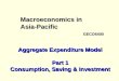 Aggregate Expenditure Model Consumption, Saving & Investment