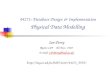 44271: Database Design & Implementation Physical Data Modelling Ian Perry Room: C49 Tel Ext.: 7287