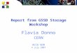 Report from GSSD Storage Workshop Flavia Donno CERN WLCG GDB 4 July 2007